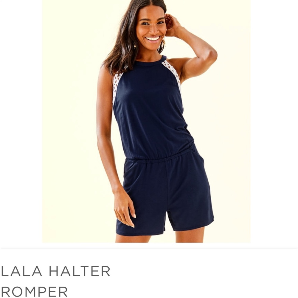 Navy romper